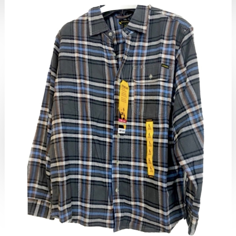 Stanley NWT Fleece Long Sleeve Work Shirt.